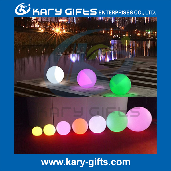 multi color changing led ball light