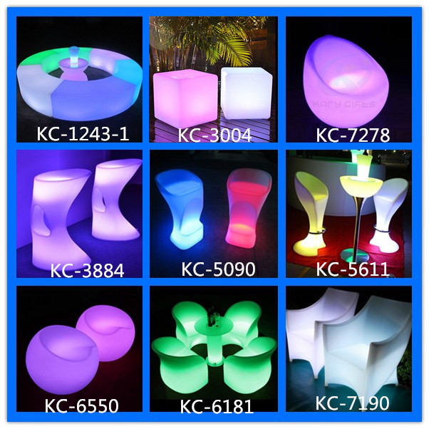 led stools and chairs