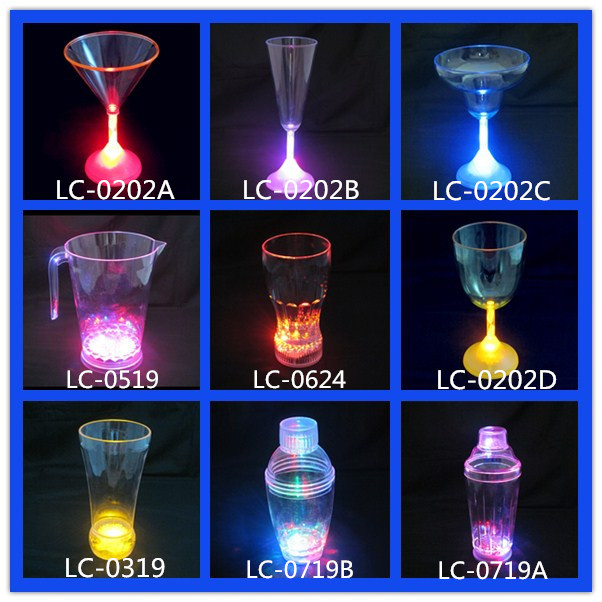 led flashing cups for party and events