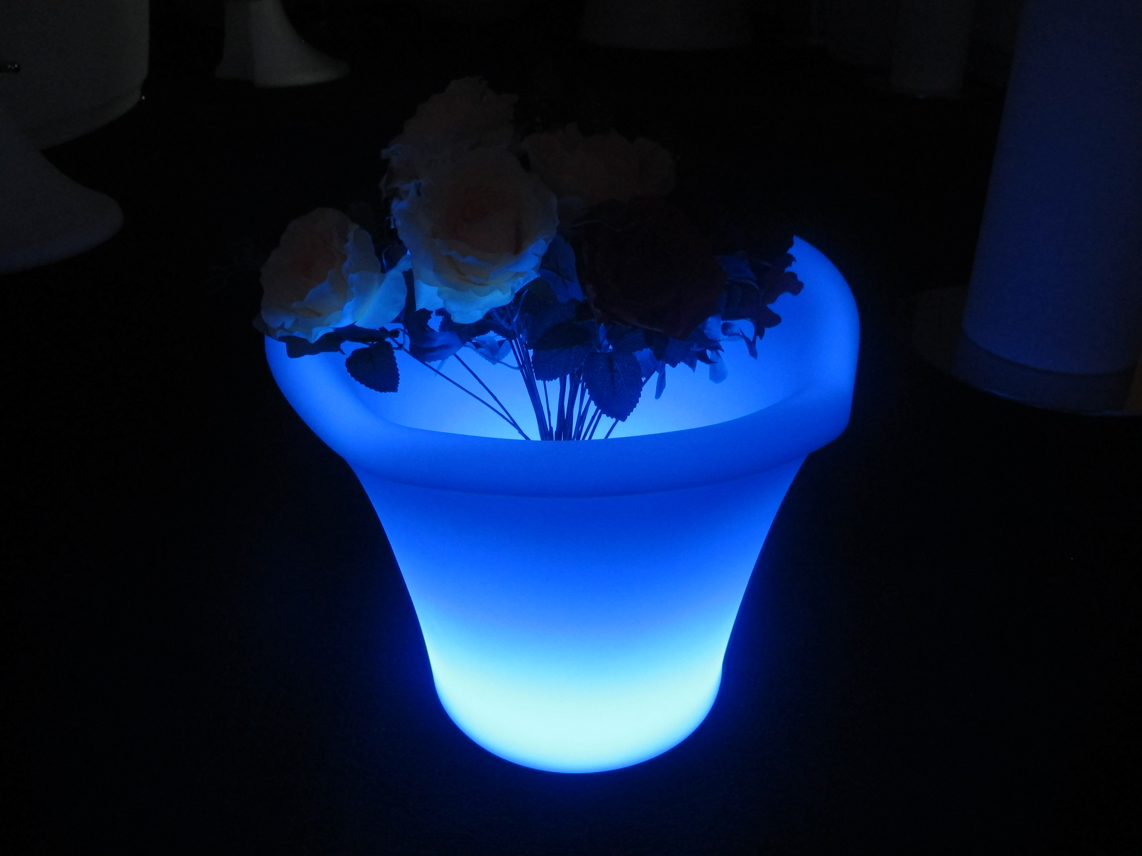 led flower planter