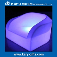 2014 New Design Plastic LED Glowing Lounge Sofa Chair KC-9772