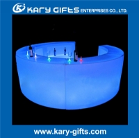Lighting Up LED Bar Furniture Table Curved Counter KFT-150100