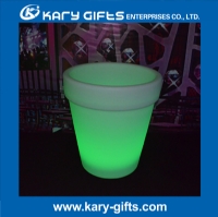 LED furniture led illuminated plastic flower pot led flower pot KFP-6265