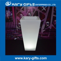 Waterproof Rechargeable RGB Multi Color LED Light up Flower Pot Planters with Remote KFP-4076