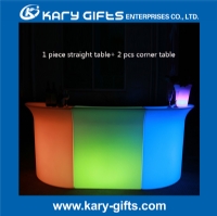 Rechargeable Plastic remote control led lighted portable bar KFT-9011