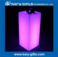 rechargeable RGB remote control waterproof led column table KFT-45110