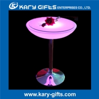 rechargeable waterproof stainless steel led club table KFT-6093