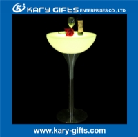 sample available remote control waterproof illuminated bar table KFT-6106