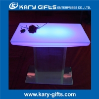 waterproof RGB color stainless steel led bar table KFT-8856